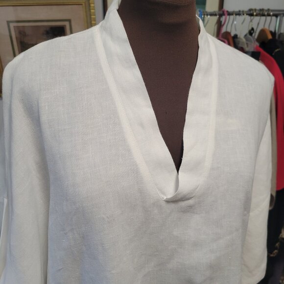 Eskandar European Design 100% Linen Top Size - Picture 6 of 11